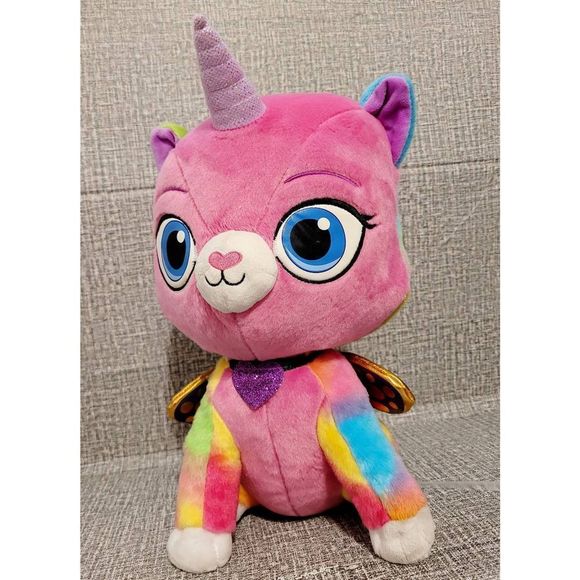 Rainbow Butterfly Unicorn Kitty Fabulous Felicity Huggable Plush Toy Multicolor - Picture 1 of 7
